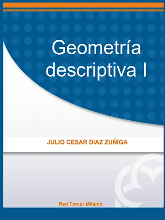 Libro para aprender geometría descriptiva de DIaz Zúñiga