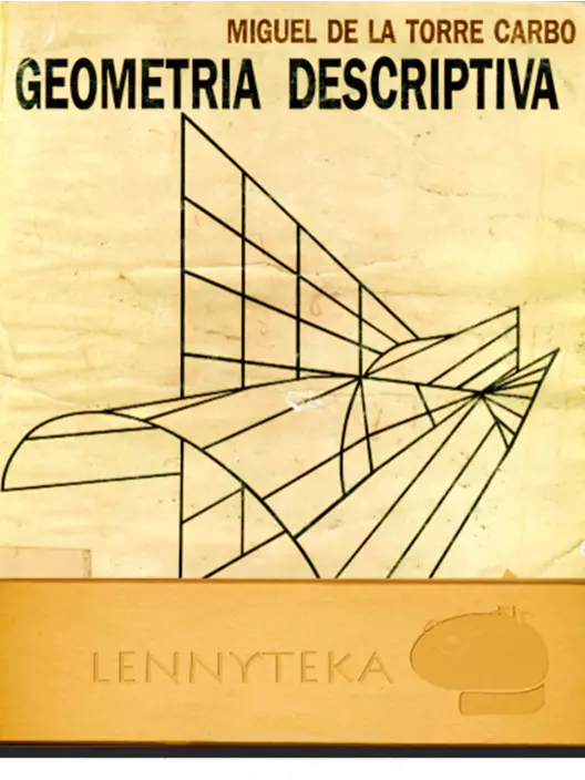 Libro de geometría descriptiva de Miguel de la Torre Carbo